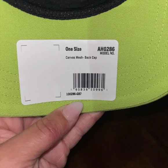 Carhartt Neon Green Mesh Back Cap - Picture 2 of 4